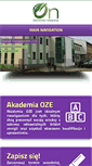 Mobile Screenshot of akademiaoze.pl